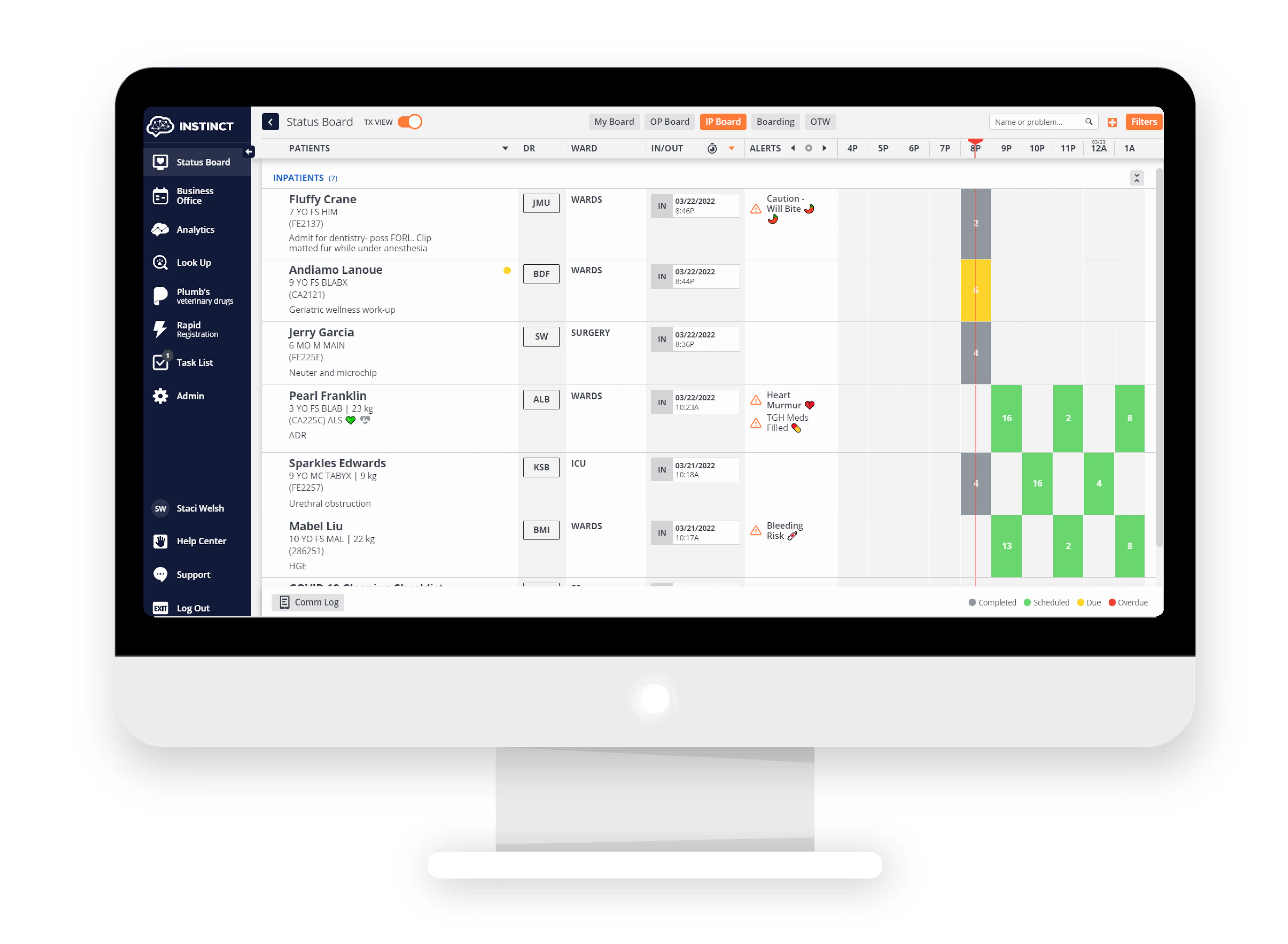 screenshot of Instinct Science